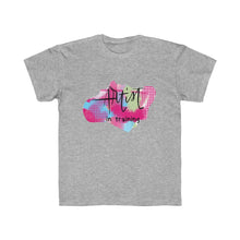 Load image into Gallery viewer, Kids Regular Fit Tee: artist in training