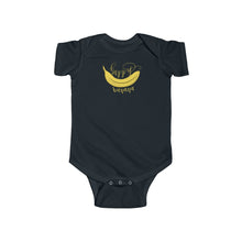 Load image into Gallery viewer, Infant Fine Jersey Bodysuit: happy banana