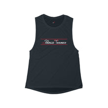 Load image into Gallery viewer, Women's Flowy Scoop Muscle Tank: Vargo Trained