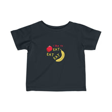 Load image into Gallery viewer, Infant Fine Jersey Tee: apples and bananas