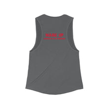 Load image into Gallery viewer, Women's Flowy Scoop Muscle Tank: Vargo Trained