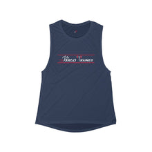 Load image into Gallery viewer, Women's Flowy Scoop Muscle Tank: Vargo Trained