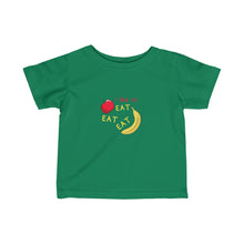 Load image into Gallery viewer, Infant Fine Jersey Tee: apples and bananas