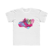 Load image into Gallery viewer, Kids Regular Fit Tee: artist in training