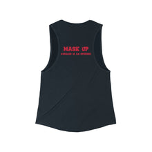 Load image into Gallery viewer, Women's Flowy Scoop Muscle Tank: Vargo Trained