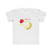 Load image into Gallery viewer, Kids Regular Fit Tee: apples and bananas