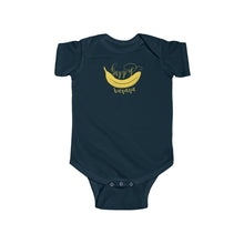 Load image into Gallery viewer, Infant Fine Jersey Bodysuit: happy banana