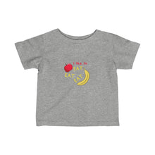 Load image into Gallery viewer, Infant Fine Jersey Tee: apples and bananas