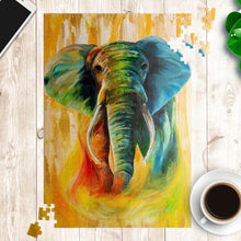 Load image into Gallery viewer, Puzzle: elephant
