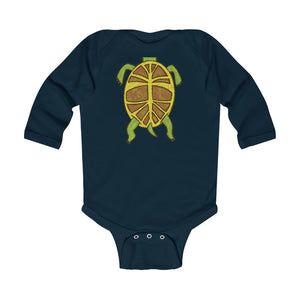 Infant Long Sleeve Bodysuit: turtle belly