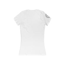 Load image into Gallery viewer, Women&#39;s Jersey Short Sleeve Deep V-Neck Tee: strong mom
