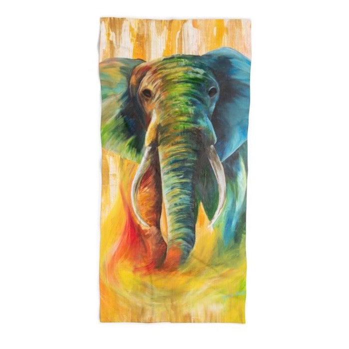Beach Towel: elephant