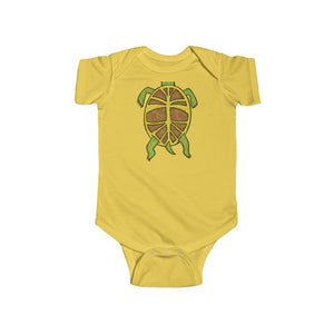 Infant Fine Jersey Bodysuit: turtle belly