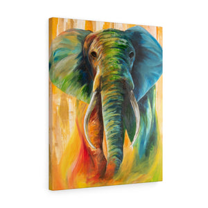 Stretched canvas: elephant