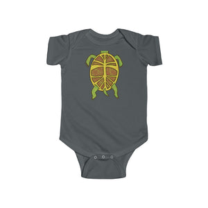 Infant Fine Jersey Bodysuit: turtle belly