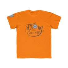 Load image into Gallery viewer, Kids Regular Fit Tee: strong like mom
