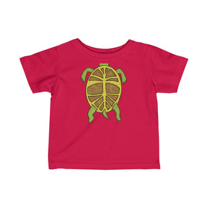 Infant Fine Jersey Tee: turtle belly