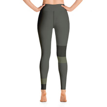 Load image into Gallery viewer, Army green stripes Yoga Leggings

