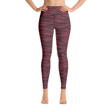 Load image into Gallery viewer, Red zebra Yoga Leggings
