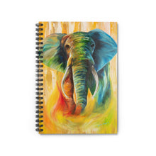Load image into Gallery viewer, Spiral Notebook - Ruled Line: elephant

