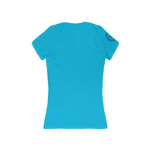 Load image into Gallery viewer, Women&#39;s Jersey Short Sleeve Deep V-Neck Tee: strong mom
