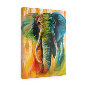 Stretched canvas: elephant