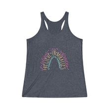 Load image into Gallery viewer, Miracles: Women&#39;s Tri-Blend Racerback Tank
