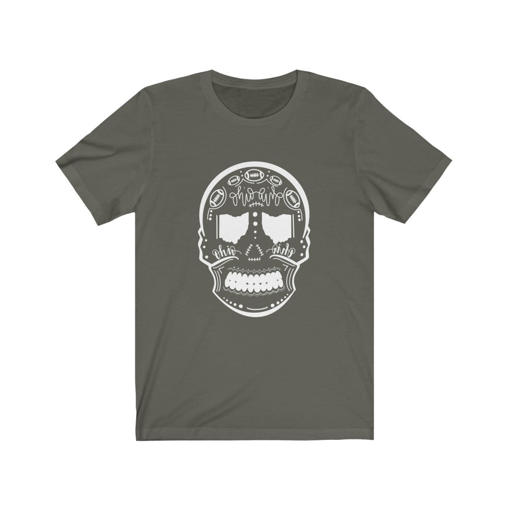 Ohio skull Unisex Jersey Short Sleeve Tee