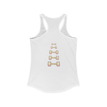 Load image into Gallery viewer, Women&#39;s Ideal Racerback Tank: dumbbell progression
