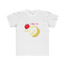 Load image into Gallery viewer, Kids Regular Fit Tee: apples and bananas
