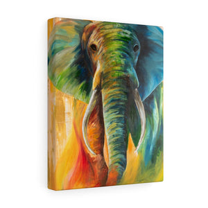 Stretched canvas: elephant