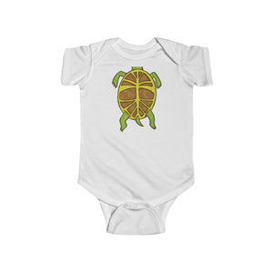 Infant Fine Jersey Bodysuit: turtle belly