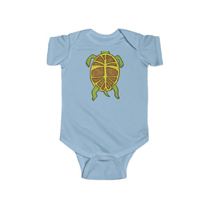 Infant Fine Jersey Bodysuit: turtle belly