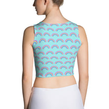 Load image into Gallery viewer, Sublimation Cut &amp; Sew Crop Top: rainbow
