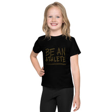 Load image into Gallery viewer, Kids T-Shirt: be an athlete brown

