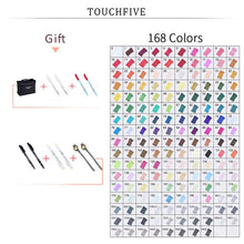 Load image into Gallery viewer, TouchFIVE 30/40/60/80/168 Color Markers Set Manga Drawing Markers Pen Alcohol Based Sketch Felt-Tip Twin Brush Pen Art Supplies

