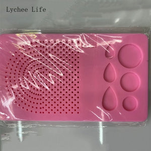 Lychee Life Paper Quilling Board Handmade Paper Rolling Template Knitting Grid Guide Winder With Pins Diy Paper Craft Tool
