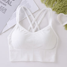 Load image into Gallery viewer, Breathable Sports Bra Anti-sweat Fitness Top Seamless Yoga Bra Shockproof Crop Top Women Push up Sport Bra Gym Workout Top

