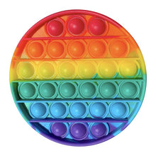 Load image into Gallery viewer, Rainbow Push Pop It Fidget Toy Anxiety Relieve Stress Bubble Sensory Stress Reliever
